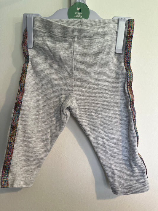 F&F piped leggings 3-6 months